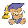 Cute Graduate Graduation Bear Photo Cut Out