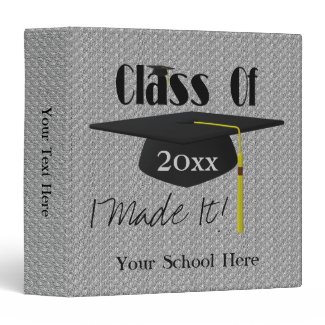 Cute Graduation Cap And Tassel I Made It Binder