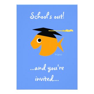 Cute Graduation Party Invitation