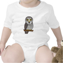 Cute Great Grey Owl t-shirts by birdorable Cute Great Grey Owl t-shirts