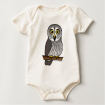 Cute Great Grey Owl t-shirts by birdorable Cute Great Grey Owl t-shirts