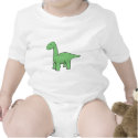 Cute Green Brontosaurus t-shirts by blackunicorn Cute Green Brontosaurus t-shirts