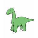 Cute Green Brontosaurus t-shirts by blackunicorn Cute Green Brontosaurus t-shirts