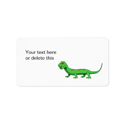 Cartoon Lizard Tongue