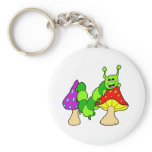 Cute Green Caterpillar Key Chain