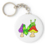 Cute Green Caterpillar Key Chain