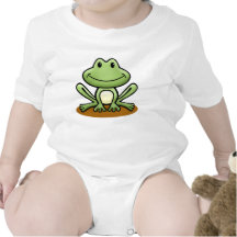 Cute Green Frog T-shirts