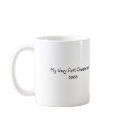 Cute Green Santa Mug- My Very First Christmas by ChristmasDesigns Cute Green Santa Mug- My Very First Christmas