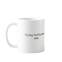 Cute Green Santa Mug- My Very First Christmas