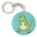 Cute Green T-Rex keychains
