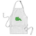 Cute green Whale Aprons