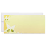Cute greenish love birds full color rack card