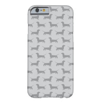 Cute Grey dachshund Dog Pattern iPhone 6 case
