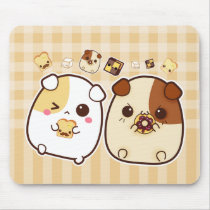 Cute guinea pigs mousepads