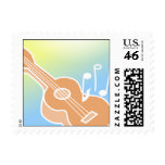 Cute Guitar Postage Stamp