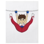 Cute Gymnast on Bar Flyer
