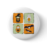 Cute Halloween Pinback Button