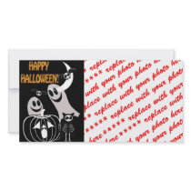 Cute Halloween Cartoon  Gang photo cards