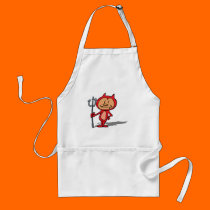 cute halloween devil aprons