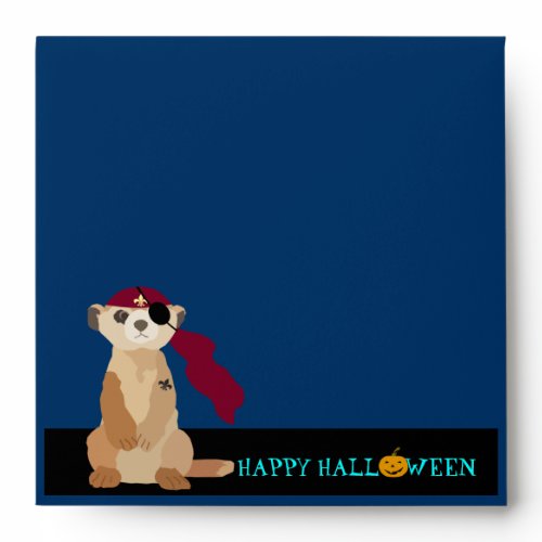 Cute Halloween Envelope (Meerkat) - Customizable envelope