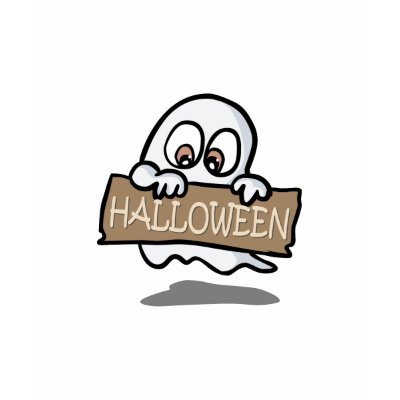 Cute Halloween Ghost design T-shirts by Eholidayz