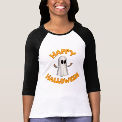 Cute Halloween Ghost T-shirts by halloween_tshirts