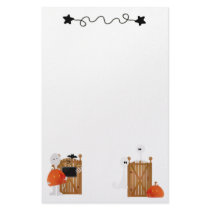 Cute Halloween Ghosts stationery