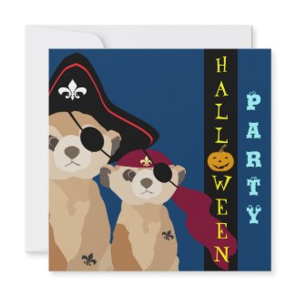 Cute Halloween Invitation Card - Customizable invitation