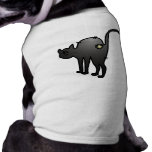 CUTE HALLOWEEN PATCHY CAT - BLACK KITTY DOG TEE