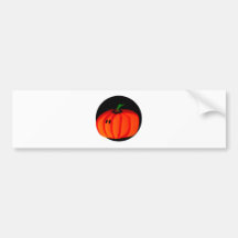 Cute Halloween Pumpkin Bumper Stickers