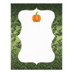 Cute Halloween Pumpkin Letterhead Template