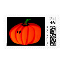 Cute Halloween Pumpkin Postage Stamp stamps