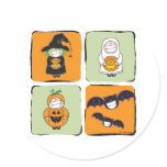 Cute Halloween Round Sticker