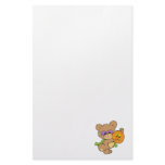 cute halloween superhero teddy bear design personalized stationery