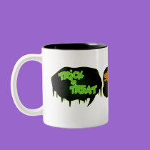 Cute Halloween Trick-or-Treat Mug mugs