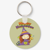 Cute Halloween Witch keychains
