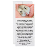Cute Hamster Face 1 Rack Card