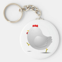 Cute happpy chicken cartoon charactor key chain