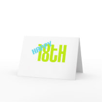 Cute, "Happy 18th Birthday" Greeting Cards