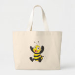 Cute Happy Baby Bee Arms Hands Up Waving Bag