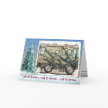 Cute Happy Camper Big RV Coach Motorhome Cards