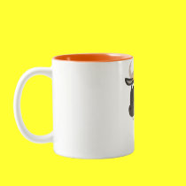 Cute Happy Cartoon Wildebeest Mug mugs