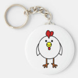 Cute Happy Chicken Keychain