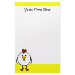 Cute Happy Chicken Stationery