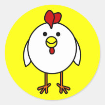Cute Happy Chicken Sticker