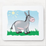 cute happy donkey mousepads