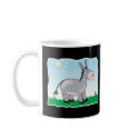 cute happy donkey mugs