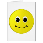 Cute Happy Face Greeting Card