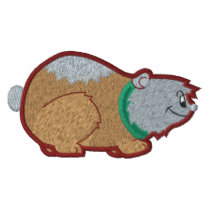 Cute Happy Hamster embroidered shirts