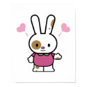 cute happy hearts bunny posters by doonidesignsanimals cute happy hearts bunny posters